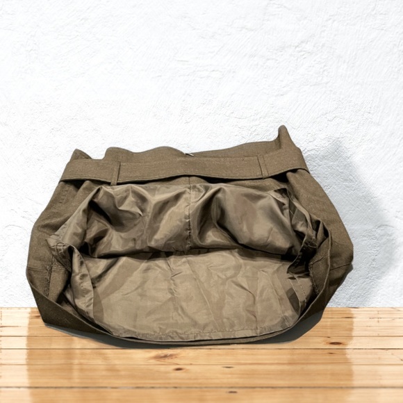 Brownish-Olive Mini Skirt - Picture 8 of 8